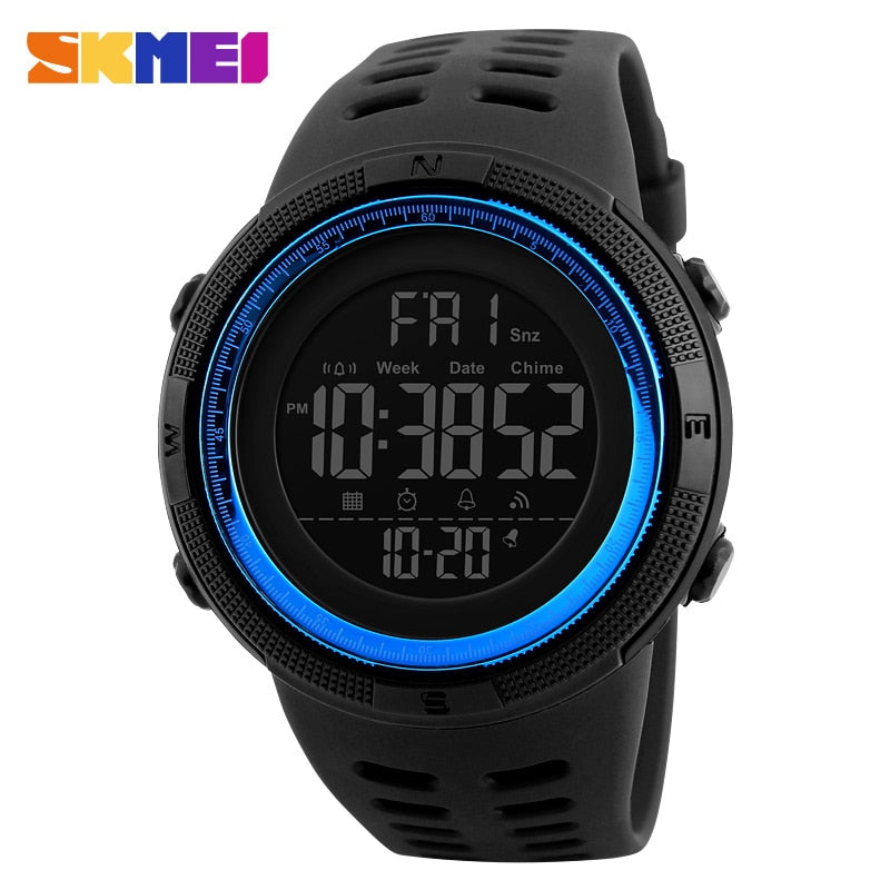 SKMEI Herrenuhren Sport Countdown Double Time Watch Alarm Chrono Digital Armbanduhren Man Clock Wasserdicht Relogio Masculino