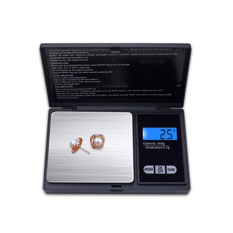 LCD Digital Pocket scale 500/0.01g  Jewelry Gold Balance Weight Scale  Electronic Gold Coin Scale for Household, Pharmacy