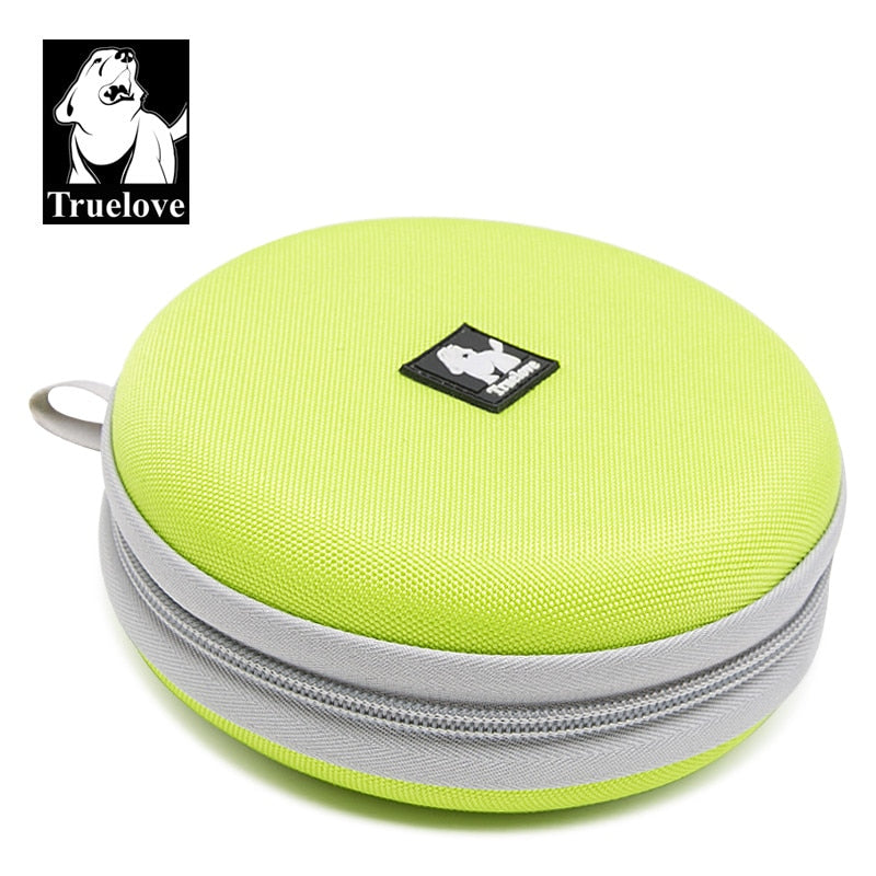 Truelove Collapsible 2 Way Use Dog Bowl Double for Food Mat Travel Waterproof Foldable Running Walking Hiking Camping TLT2351