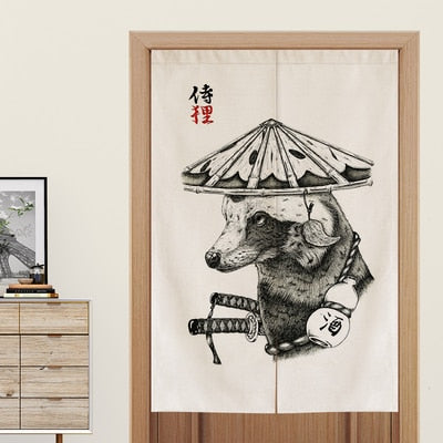 Japanese Style door curtain feng shui bedroom fabric screen bathroom toilet dressing fitting room restaurant decorative curtain