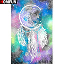 HOMFUN Full Square/Round Drill 5D DIY Diamond Painting "Wind chimes" Embroidery Cross Stitch 5D Home Decor A14203