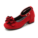 Rosa Rot Schwarz Kinder Mädchen Lederschuhe für Kinder Hochhackige Mädchen Prinzessinnenschuhe für Party Hochzeit Große Mädchen Kleiderschuhe