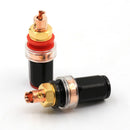 4 Uds Terminal de encuadernación Post 4MM Banana enchufe hembra HI-END vinculante post amplificador altavoz conector de audio terminal