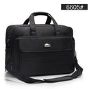 Large Capacity Business Men 17 Inches Briefcases Black Bags Men&