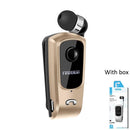 Fineblue F920 Mini-Wireless-Bluetooth-Kopfhörer, Teleskoptyp, Business-Kopfhörer, Vibrationsalarm, Verschleiß-Stereo-Sportkopfhörer