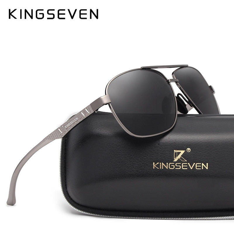 KINGSEVEN Fashion Polarized Sunglasses Men Retro Style Sun Glasses Brand Designer Sports Vacation Glasses For Men