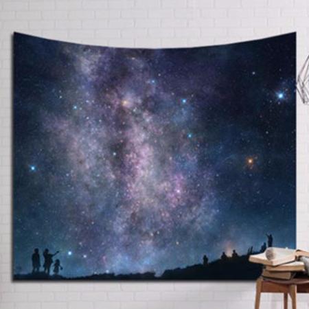 Galaxy Hanging Wall Tapestry Hippie Retro Home Decor Yoga Beach Mat 150x130cm/150x100cm