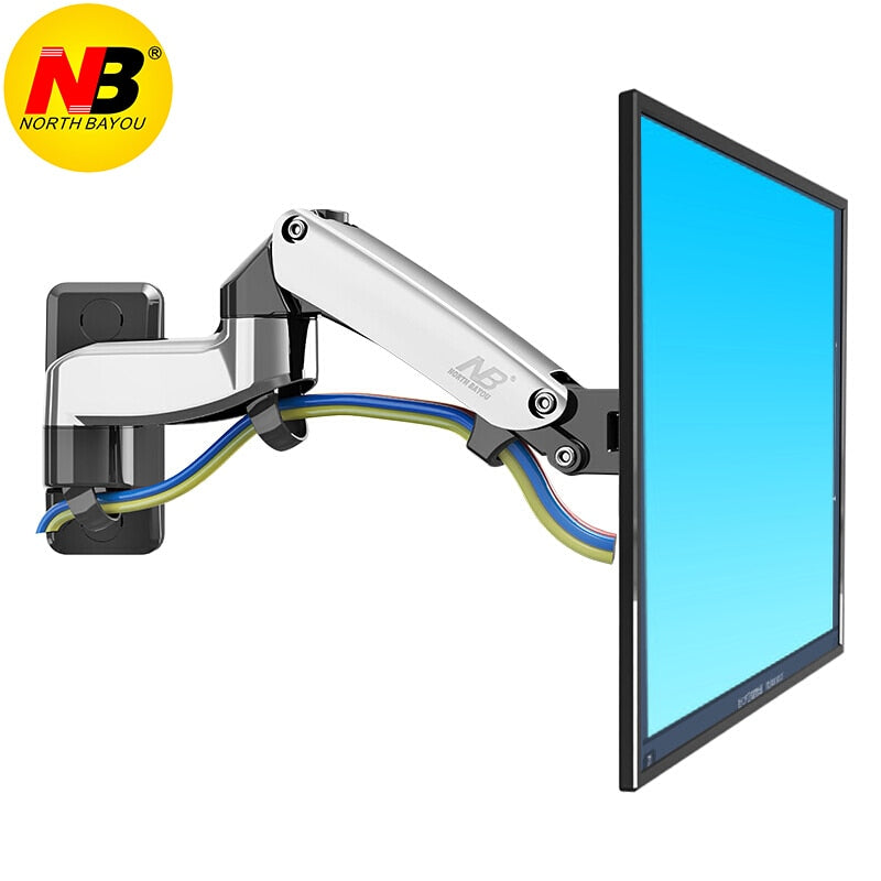 NB F150 2-7kg 100x100 soporte monitor wall mount screen aluminum good gas spring air press 13&quot;-27&quot; TV wall bracket holder