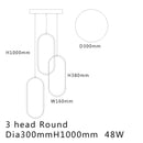 Black/White led pendant lights modern design living room restaurant kitchen hanging lights bedroom bedside led pendant lamps