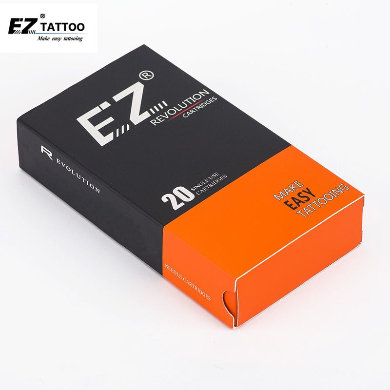 EZ Assorted New Mixed Revolution Tattoo Cartridge Needles RL RS M1 CM für Cartridge Machine Grips Tattoo Supply 200 Stück/Menge