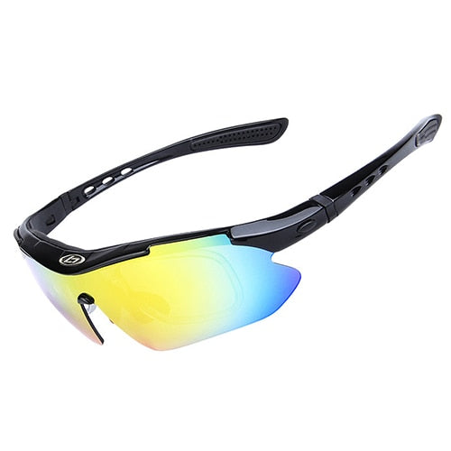 OBAOLAY Polarized UV400 Cycling Sunglasses Bicycle Bike Eyewear Goggle Riding Outdoor Sports Fishing Glasses 5 Lens