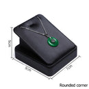 Black PU Leather Jewellery Ring Earrings Stand Holder Set Jewelry Pendant Necklace Chain Chokers Display Bust Bangle Organzier