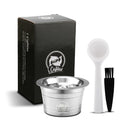 ICafilas Edelstahl nachfüllbare, wiederverwendbare Cafissimo Kaffeekapsel Cafeteira Filter für Caffitaly & Tchibo Classic Maschinen