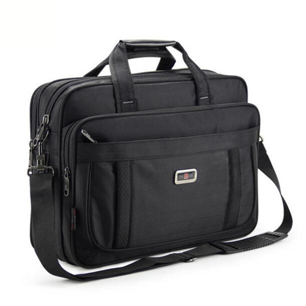 Bolsos para ordenador portátil para hombre, bolso de un solo hombro de gran capacidad, maletín de negocios a la moda para hombre, marca de 15 "para HP, DELL, Lenovo, Apple, Acer, Asus