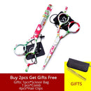 Professional Hair Scissors Set 5.5 inch Flowers Hair Thinning and Cutting Scissors Hairdressing Barber Salon Tesoura
