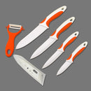 Juego de cuchillos de cocina de cerámica de calidad FINDKING, cuchillo de cerámica de 3 "4" 5 "6" pulgadas, cubiertas peladoras, juego de cuchillos de fruta, herramientas de chef