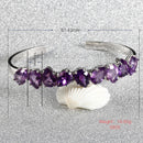 Silver Charm Natural Amethyst Bracelets Bangles For Women 925 Sterling Silver Jewelry Luxury Anniversary Engagement Party Gifts