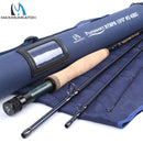 Maximumcatch Maxcatch Performance Nymph Fly Fishing Rod 2/3/4WT 10/11FT 4 Section IM10 Carbon AAA+ Cork Handle Cordura Rod Tube
