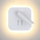 Nordic LED Wall Lamp with switch 3W spotligh 6W backlight free rotation Sconce indoor wall light For Home Bedroom Bedside light