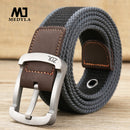 MEDYLA Canvas Belt Outdoor Tactical Belt Unisex High Quality Canvas Belts for Jeans Male Luxury Casual Straps Ceintures