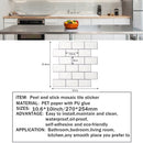 Home Decor Subway Off White Self Adhesive Wallpaper 3D Peel and Stick Wall Tiles for Kitchen and Bathroom Backsplash