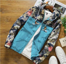New 2022 Fashion Floral Jacket Men Brand New Spring and Summer Slim Fit Mens Casual Varsity Jackets and Coats Plus Size 4XL