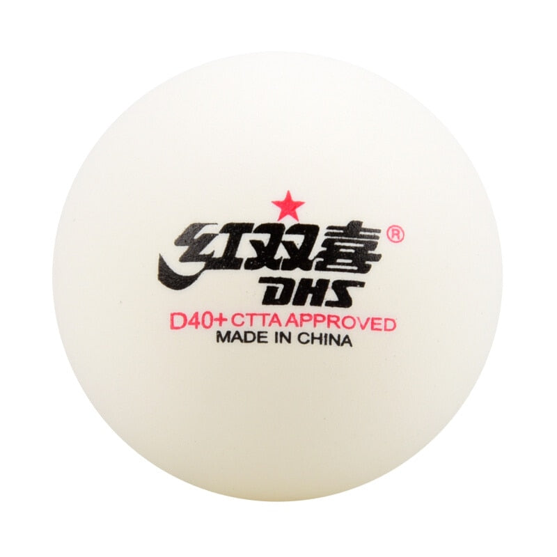 Pelota de tenis de mesa DHS, 120 pelotas, 1 estrella D40 + pelotas para entrenamiento de tenis de mesa, pelotas de Ping Pong de plástico polivinílico con costura ABS