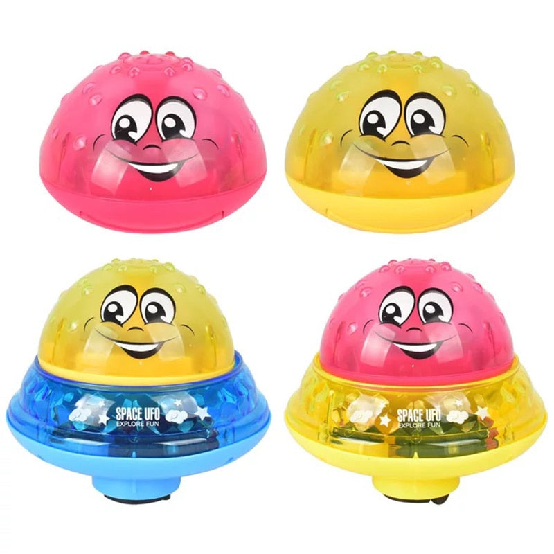 Funny Infant Bath Toys Baby Electric Induction Sprinkler Ball with Light Music Children Water Play Ball Bathing Toys Kids Gifts