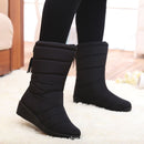 Schuhe Frau Warme Pelz Damen Plateaustiefel Mode Schneestiefel Damen Winterstiefel Warme Schneeschuhe Winterschuhe Botines Mujer