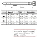 Cat Collar Personalized ID Collar Reflective Leather Customized Engrave Name Phone Number Free Engraving For Puppy Chihuahua 10