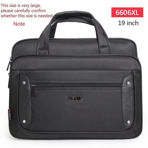 2022 Top-level Super Capacity Plus Business Men's Briefcase Women Handbags Laptop Bags 16 17 19 Inch Oxford Crossbody Travel Bag