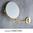 8" Round Magnifying Mirror Double Side 3x to 1x  Bathroom Make Up Mirror Wall Mount 3D71921