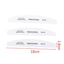 5 unids/lote de limas de uñas blancas, bloques de pulido y lijado, limas de esmalte de uñas de grano 100/180, herramientas para el cuidado del arte de las uñas de manicura y pedicura