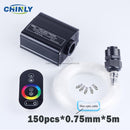 16W RGB Fiber Optic Star Light Ceiling Kit LED Lights Engine RF Touch Control 2m 3m 4m Optical Fiber Cable