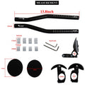 Bicycle Rest TT Handlebar Clip on Aero Bars Handlebar Extension Triathlon Aerobars Tri Bars MTB Road Bike Cycling Rest Handlebar