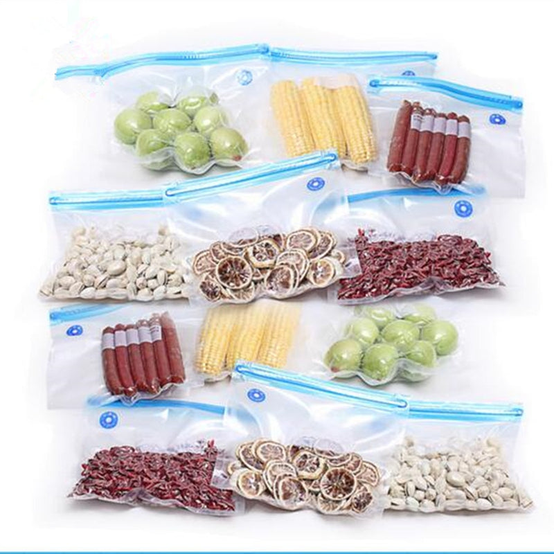 Kitchen Food Vacuum bag 5 Size available Pumping vacuum Sealer bag for Fresh-keeping/Food Storage Reusable bag Vacuum packaging