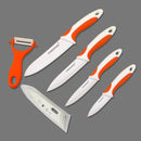 Juego de cuchillos de cocina de cerámica de calidad FINDKING, cuchillo de cerámica de 3 "4" 5 "6" pulgadas, cubiertas peladoras, juego de cuchillos de fruta, herramientas de chef
