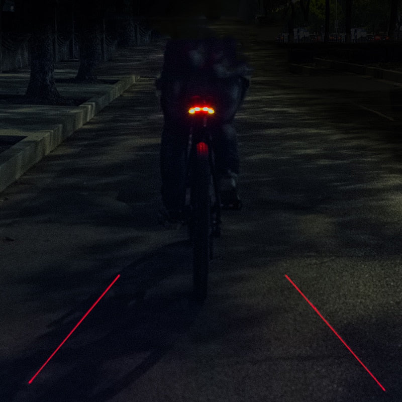 ROCKBROS Fahrradrücklicht USB wiederaufladbar kabellos wasserdicht MTB Sicherheit Intelligente Fernbedienung Blinker Fahrradlicht Lampe