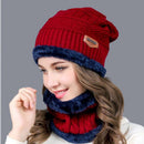 Heiße Sturmhaube Gestrickte Mütze Schal Kappe Nackenwärmer Wintermützen für Herren Damen Skullies Beanies super warme Fleece Maske Papa Mütze