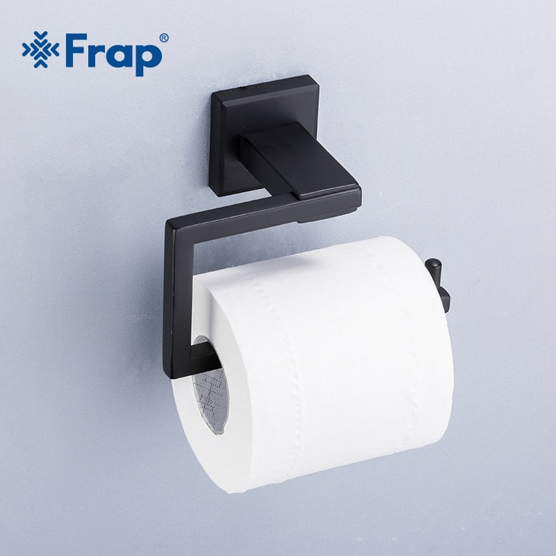 Dispensador de toallas de baño y cocina de acero inoxidable Frap 304, soporte de papel higiénico con ventosa de 3M, accesorios de baño Y14011