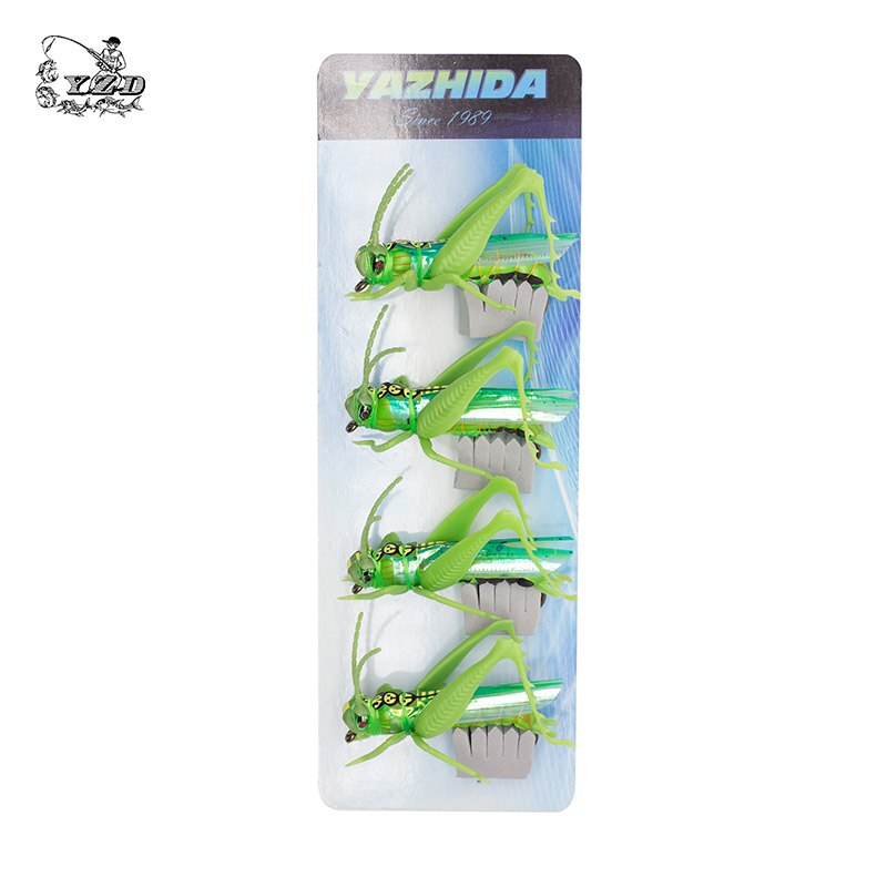 Grasshopper Lure Flies Dry Fly Fishing Flies Set Realistic Fly Tying Kit  for Pike Rainbow Trout flyfishing