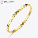 Enfashion Multilayer Cuff Bracelet Party Crystal Bangles Gold Color Stack Bracelets For Women Fashion Jewelry Wholesale 182004