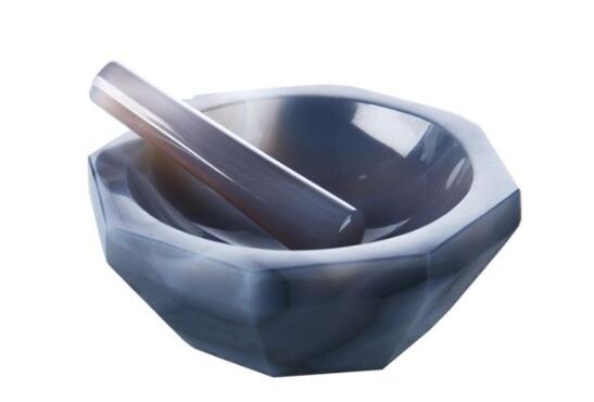 30mm 50mm 70mm 100mm 120mm All size High Quality Natural Agate Mortar and Pestle Set for Laboratory research Grinding