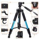 ZOMEI Q111 Professional Portable Travel Aluminum Camera Tripod&amp;Pan Head for SLR DSLR Digital Camera Three color