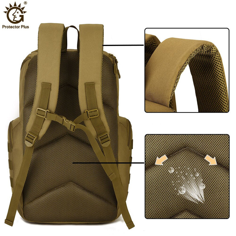 Brand 40L Waterproof Nylon Military Backpacks Molle Assault Army Backpack Travel Bag for Men Women Mochila Escolar S420