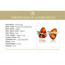 Lotus Fun Real 925 Sterling Silver Natural Amber Handmade Fine Jewelry 18K Gold Cute Dragonfly Stud Earrings for Women Brincos