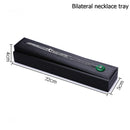 Black PU Leather Jewellery Ring Earrings Stand Holder Set Jewelry Pendant Necklace Chain Chokers Display Bust Bangle Organzier