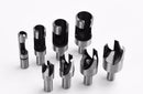 4 or 8pcs/set Wood Plug Cutting Tool Drill Bit Straight And Tapered Taper 5/8" 1/2" 3/8" 1/4" Woodworking Cork Drill Bit Knife