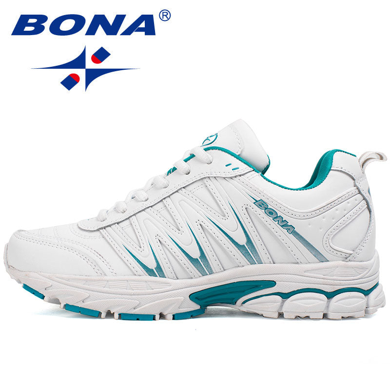 BONA New Hot Style Damen Laufschuhe Lace Up Sportschuhe Outdoor Jogging Walking Sportschuhe Bequeme Turnschuhe für Frauen