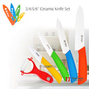 Hot Sale Timhome Zirconia 3"4"5"6" Ceramic Knife Set knife With covers Kitchen Knife Paring tools